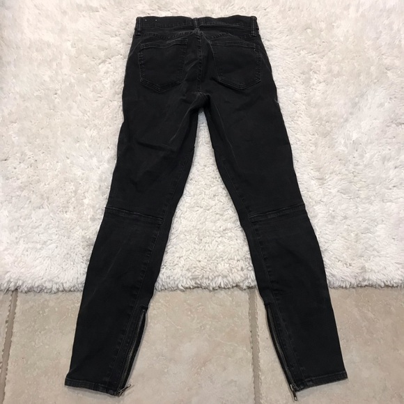 Madewell High Riser Skinny Black Jeans - Picture 3 of 8